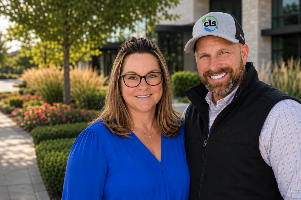 Cory and Christina Losier, owners of CLS Commercial